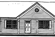 Country Style House Plan - 3 Beds 2 Baths 1092 Sq/Ft Plan #30-244 