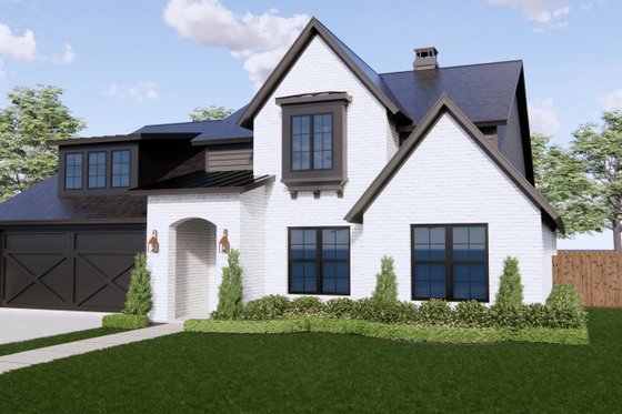 Exterior - Front Elevation 6 for Farmhouse House Plan #1096-92 - 4 bed, 2.5 bath