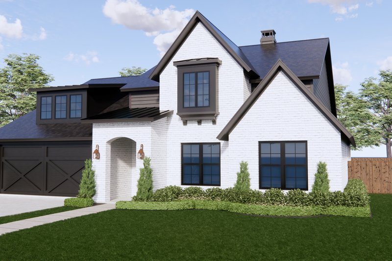 Dream House Plan - Exterior - Front Elevation 6 for Farmhouse House Plan #1096-92 - 4 bed, 2.5 bath