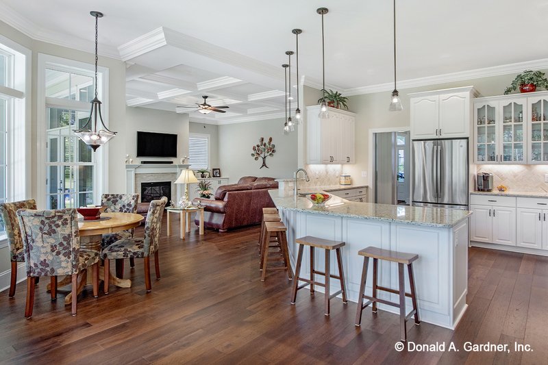 Architectural House Design - Interior - Kitchen for Craftsman House Plan #929-824 - 4 bed, 3 bath