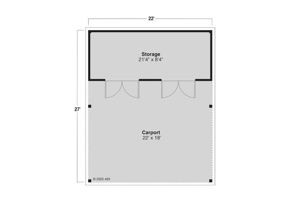 House Blueprint - Traditional Floor Plan - Main Floor Plan #124-1398