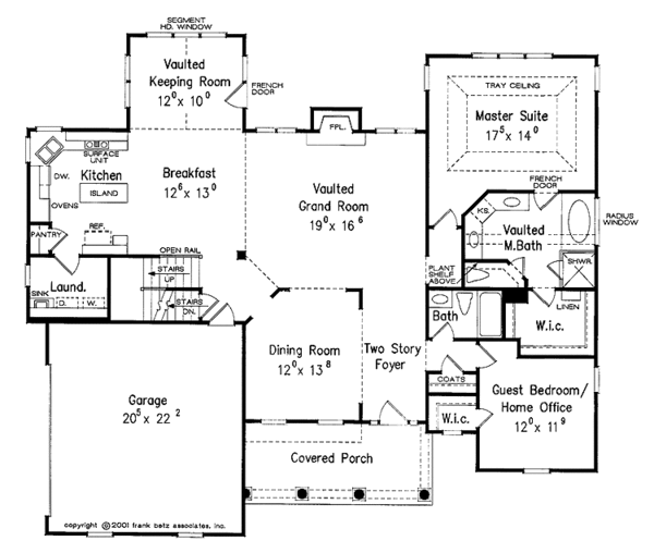 Dream House Plan - Country Floor Plan - Main Floor Plan #927-613