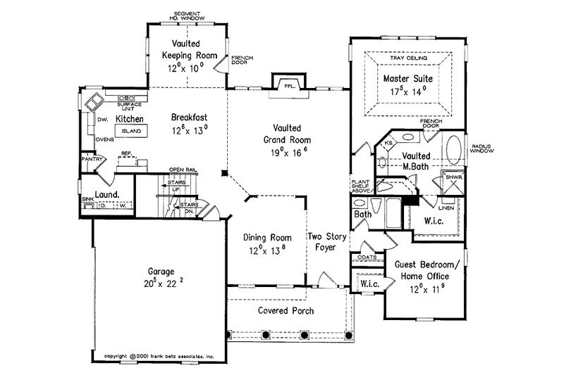 Home Plan - Floor Plan - Main Floor for Country House Plan #927-613 - 4 bed, 3 bath