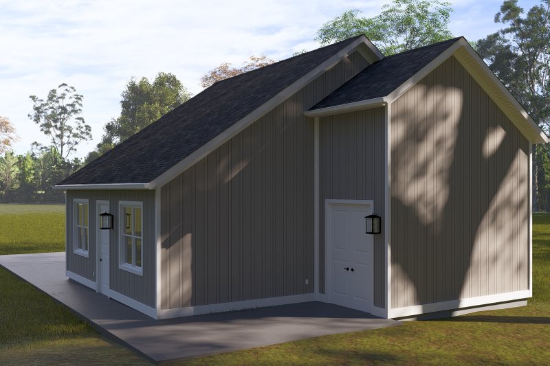 Architectural House Design - Exterior - Rear Elevation for Traditional House Plan #1060-277, 0 bath