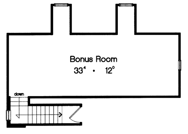 House Blueprint - Country Floor Plan - Other Floor Plan #417-547