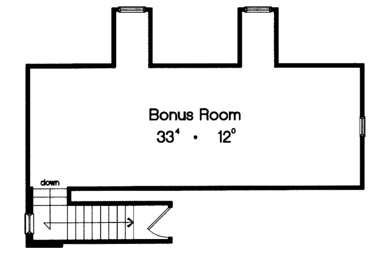 Home Plan - Floor Plan - Other Floor for Country House Plan #417-547 - 4 bed, 3.5 bath