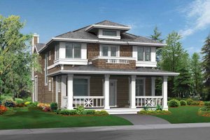 Craftsman Exterior - Front Elevation Plan #132-235