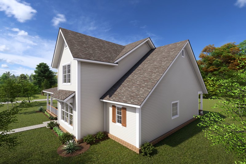 House Blueprint - Exterior - Other Elevation 1 for Farmhouse House Plan #513-2221 - 3 bed, 3.5 bath