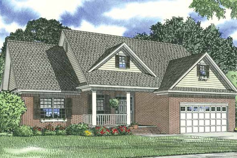 Dream House Plan - Traditional Exterior - Front Elevation Plan #17-2690