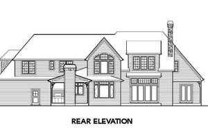 Exterior - Other Elevation for European House Plan #48-259 - 4 bed, 3.5 bath