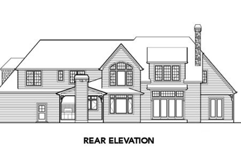 Home Plan - Exterior - Other Elevation for European House Plan #48-259 - 4 bed, 3.5 bath