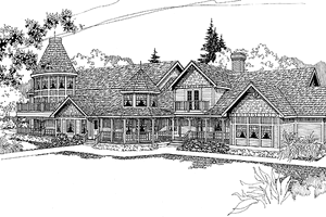 Craftsman Exterior - Front Elevation Plan #60-662