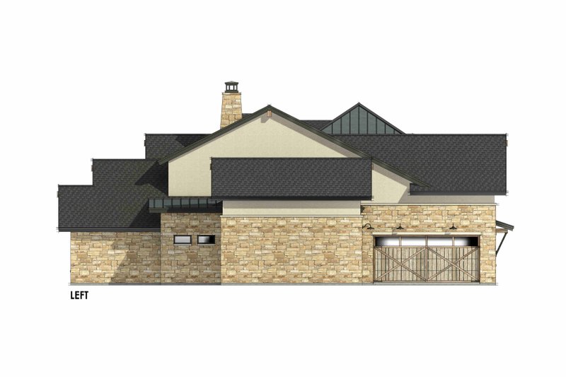 House Design - Exterior - Other Elevation for Mediterranean House Plan #1096-29 - 4 bed, 3.5 bath