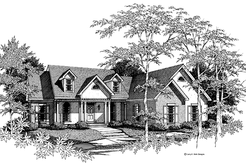 Dream House Plan - Country Exterior - Front Elevation Plan #952-133