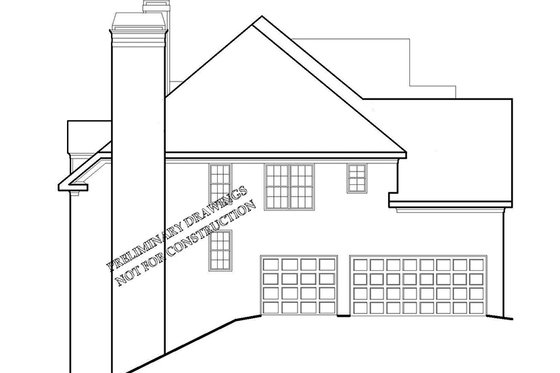 Exterior - Other Elevation 1 for Colonial House Plan #927-699 - 5 bed, 4.5 bath