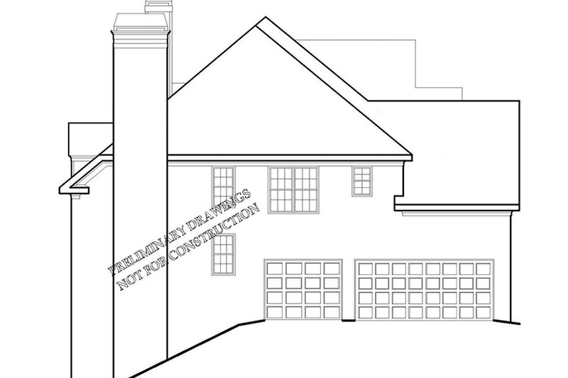 Home Plan - Exterior - Other Elevation 1 for Colonial House Plan #927-699 - 5 bed, 4.5 bath