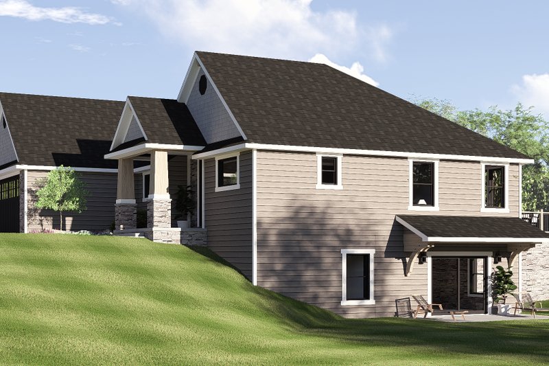 House Design - Exterior - Other Elevation for Craftsman House Plan #1064-479 - 3 bed, 2 bath
