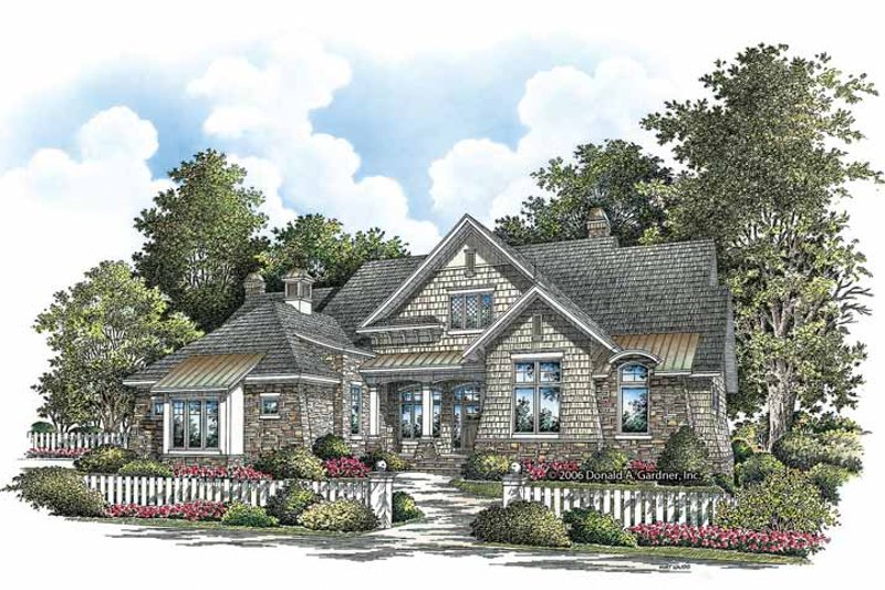 Craftsman Style House Plan - 4 Beds 4 Baths 3427 Sq/Ft Plan #929-861 ...