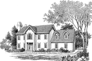 Traditional Style House Plan - 4 Beds 2.5 Baths 2799 Sq/Ft Plan #929-797 
