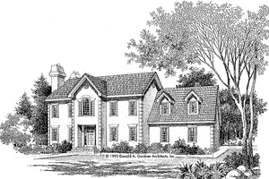 Traditional Exterior - Front Elevation Plan #929-797