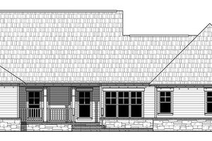 Exterior - Rear Elevation for Craftsman House Plan #21-438 - 4 bed, 2.5 bath