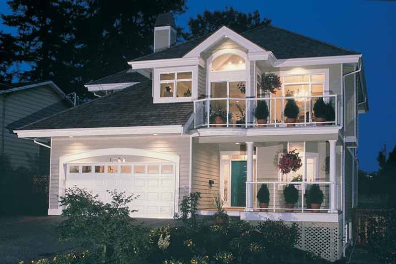 Home Plan - Contemporary Exterior - Front Elevation Plan #47-913