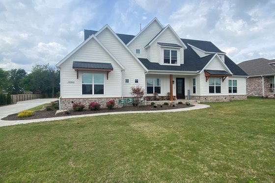Exterior - Front Elevation 3 for Country House Plan #932-66 - 6 bed, 4.5 bath