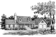 Country Style House Plan - 3 Beds 2.5 Baths 2130 Sq/Ft Plan #929-81 