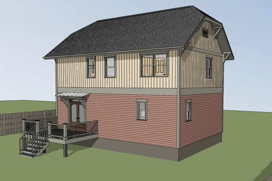 Exterior - Other Elevation for Craftsman House Plan #79-297 - 3 bed, 2.5 bath