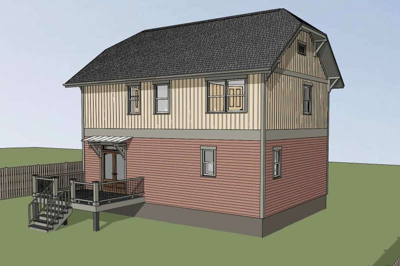 House Plan Design - Exterior - Other Elevation for Craftsman House Plan #79-297 - 3 bed, 2.5 bath