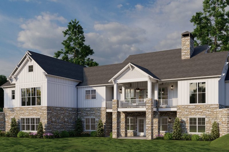 House Design - Exterior - Other Elevation 1 for Farmhouse House Plan #923-382 - 3 bed, 2.5 bath