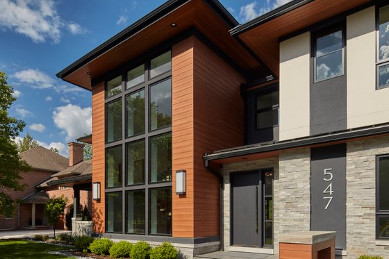 Exterior - Front Elevation 4 for Contemporary House Plan #928-380 - 4 bed, 5.5 bath