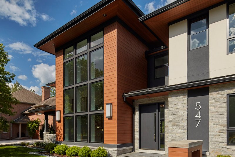 House Plan Design - Exterior - Front Elevation 4 for Contemporary House Plan #928-380 - 4 bed, 5.5 bath