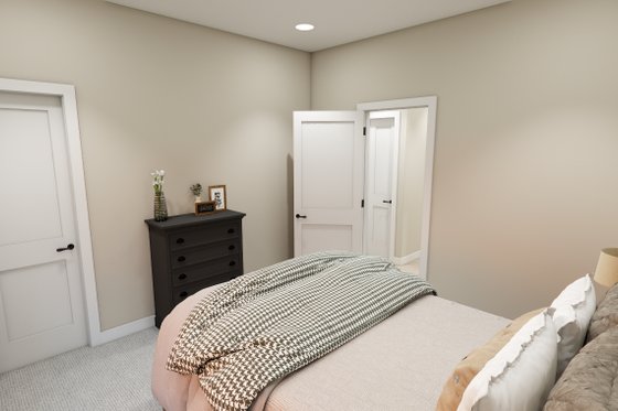 Interior - Bedroom 1 for Bungalow House Plan #51-1399 - 3 bed, 2 bath