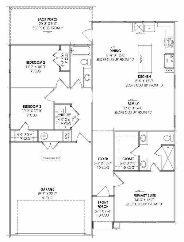 Dream House Plan - Modern Floor Plan - Main Floor Plan #1096-189