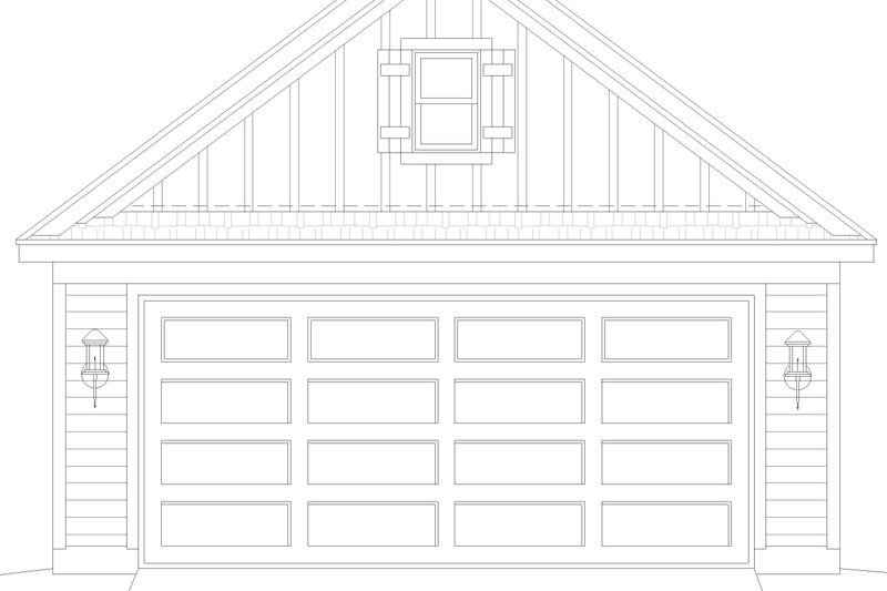 Home Plan - Exterior - Front Elevation 3 for Craftsman House Plan #932-1016, 0 bath