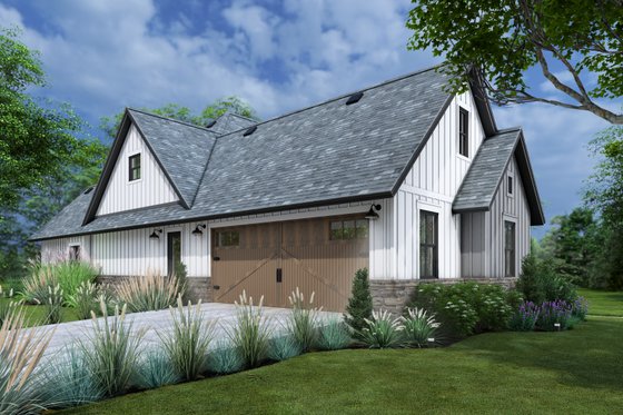 Exterior - Other Elevation 5 for Cottage House Plan #120-280 - 4 bed, 2.5 bath