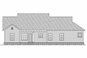 Exterior - Rear Elevation for Craftsman House Plan #21-246 - 3 bed, 2 bath