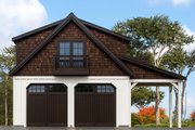 Craftsman Style House Plan - 0 Beds 0 Baths 1734 Sq/Ft Plan #124-961 Exterior 