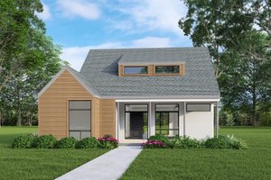 European Exterior - Front Elevation Plan #472-444
