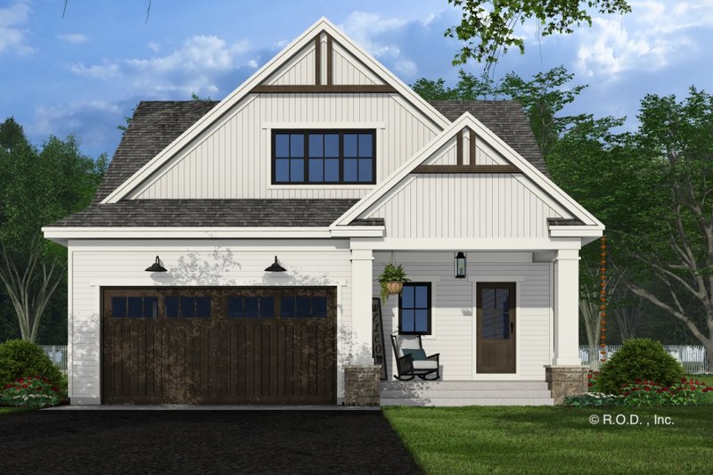 House Plan Design - Exterior - Front Elevation 3 for Farmhouse House Plan #51-1284 - 3 bed, 3.5 bath