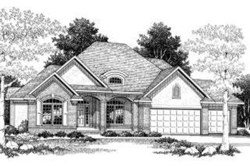 Dream House Plan - Traditional Exterior - Front Elevation Plan #70-772