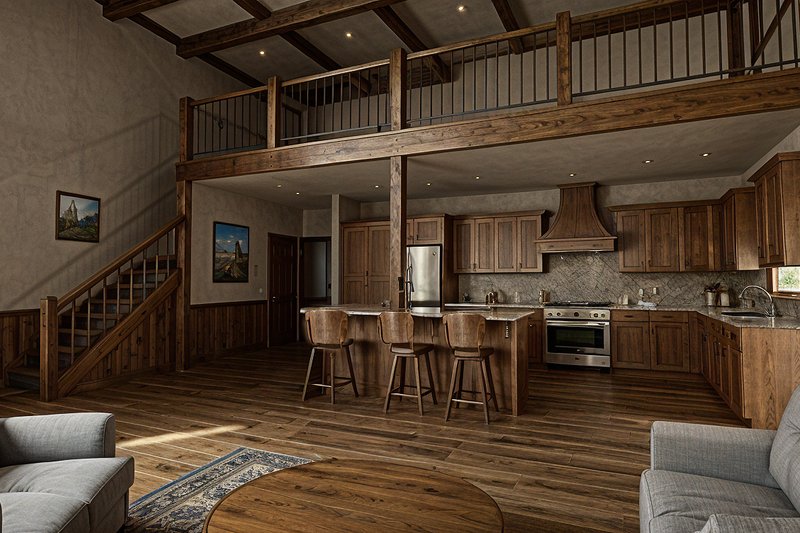 Home Plan - Interior - Other for Barndominium House Plan #1084-8 - 3 bed, 2.5 bath