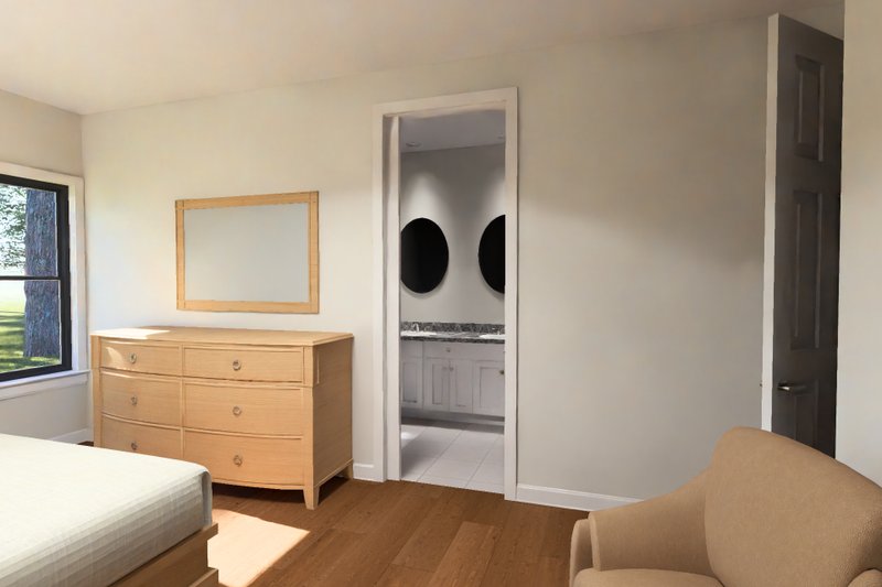 Architectural House Design - Interior - Master Bedroom 2 for Modern House Plan #513-2454 - 3 bed, 2.5 bath