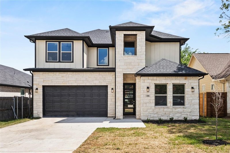 House Design - Exterior - Front Elevation 2 for Modern House Plan #1129-19 - 4 bed, 3.5 bath