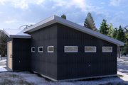 Modern Style House Plan - 0 Beds 0 Baths 1628 Sq/Ft Plan #1060-233 