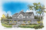 Country Style House Plan - 4 Beds 3.5 Baths 2677 Sq/Ft Plan #929-75 