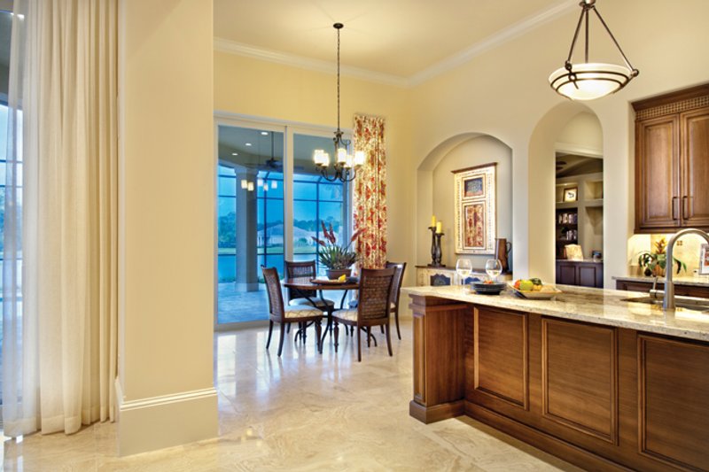 House Blueprint - Interior - Kitchen 2 for Mediterranean House Plan #930-446 - 3 bed, 3.5 bath