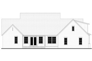 Exterior - Rear Elevation for Farmhouse House Plan #430-265 - 4 bed, 3.5 bath