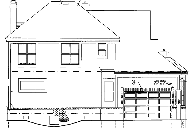 Home Plan - Exterior - Other Elevation for Mediterranean House Plan #417-673 - 3 bed, 2.5 bath
